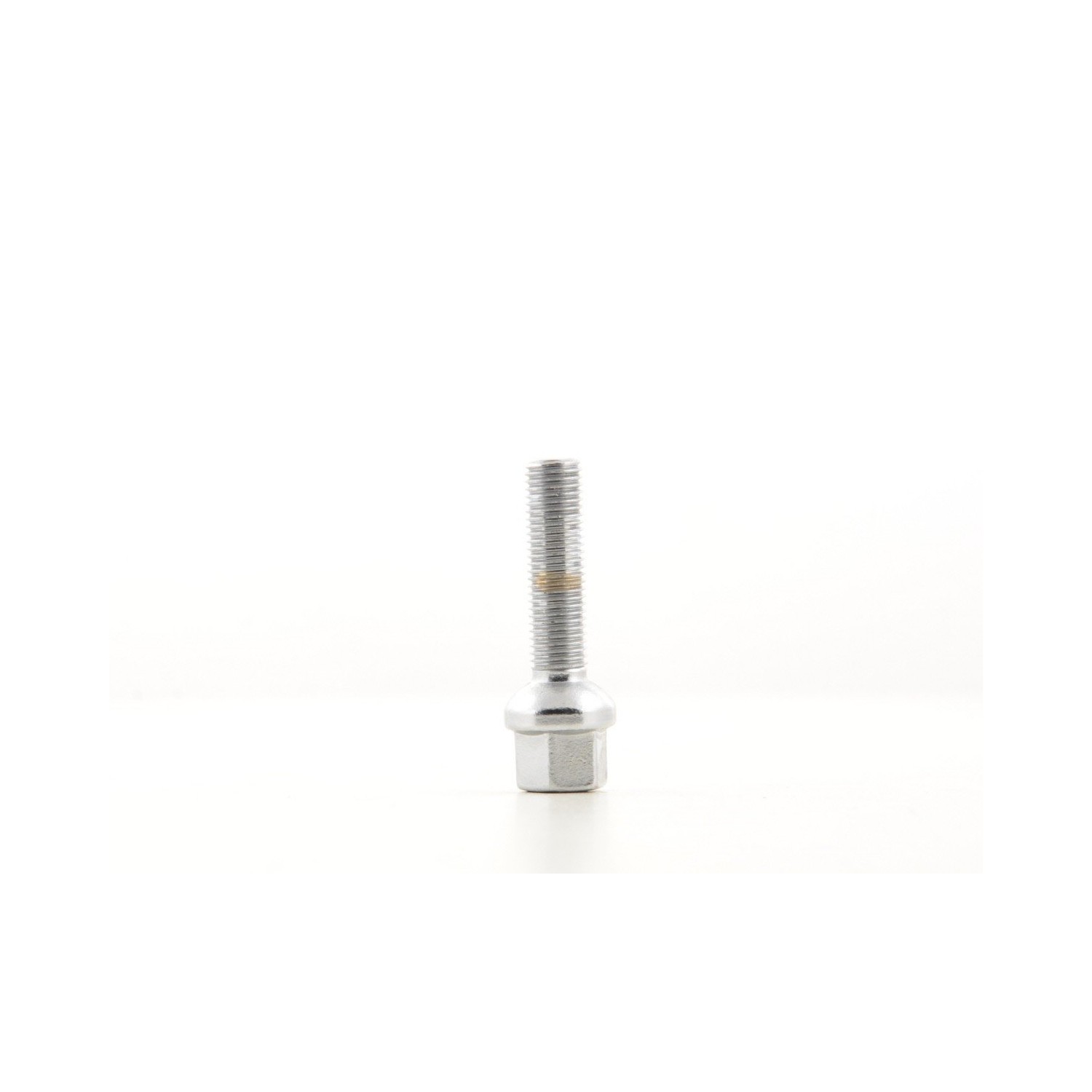 Wheel bolt set 8 pcs Shaft length 35mm spherical collar chrome M12x15