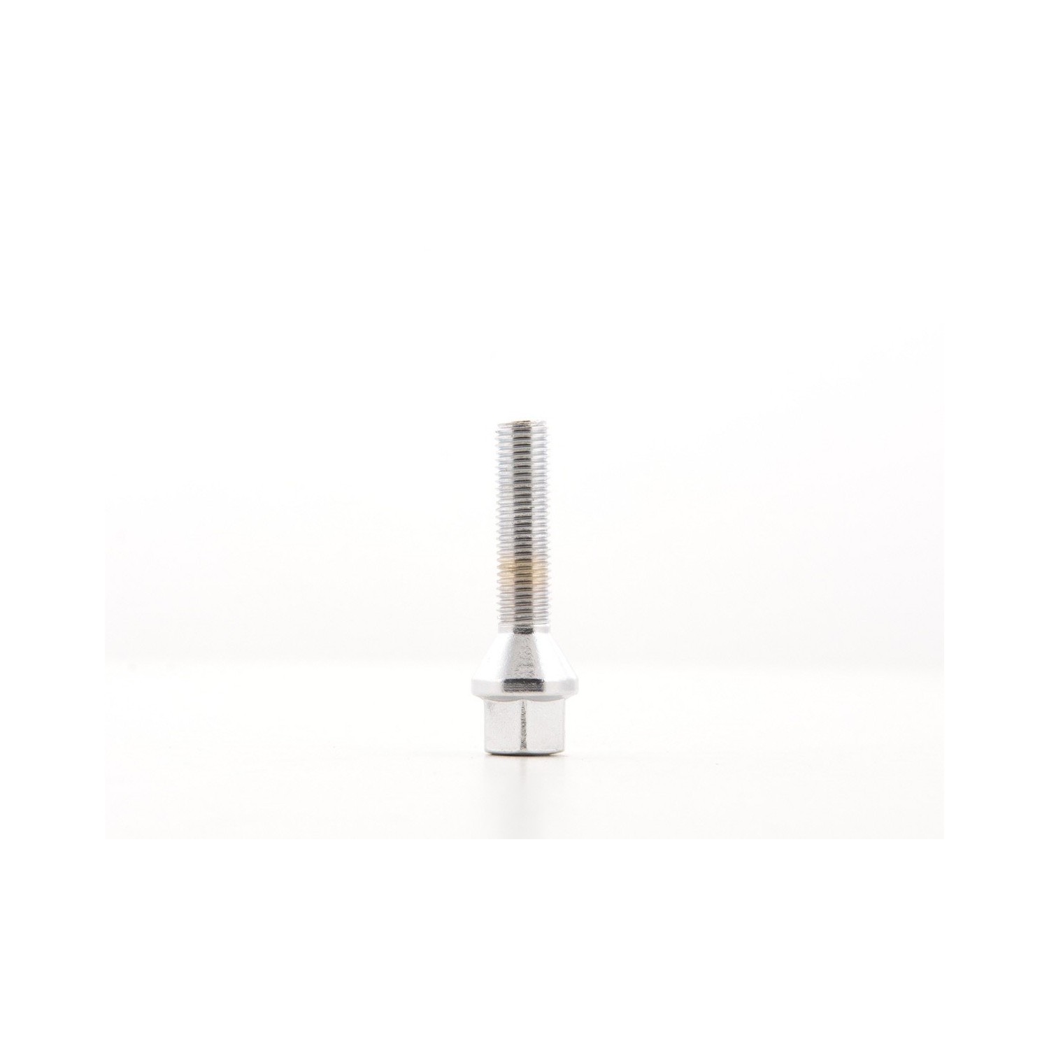 Wheel bolt set 8 pcs Shaft length 39mm tapered collar chrome M12x15