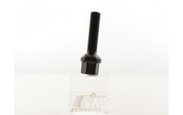 Wheel bolt set 8 pcs Shaft length 45mm spherical collar black M12x15
