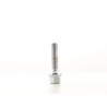 Wheel bolt set 8 pcs Shaft length 45mm spherical collar chrome M12x15