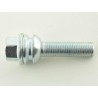 Single wheel bolt L 28 mm M14 x 15 silver