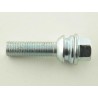 Single wheel bolt L 28 mm M14 x 15 silver
