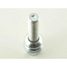 Single wheel bolt L 28 mm M14 x 15 silver