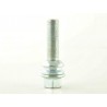 Single wheel bolt L 28 mm M14 x 15 silver