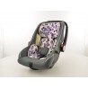 Child car seat baby seat car seat black white purple group 0 0 13 kg
