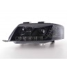 Headlight set Daylight LED daytime running lights Audi A6 4B 97 00 black