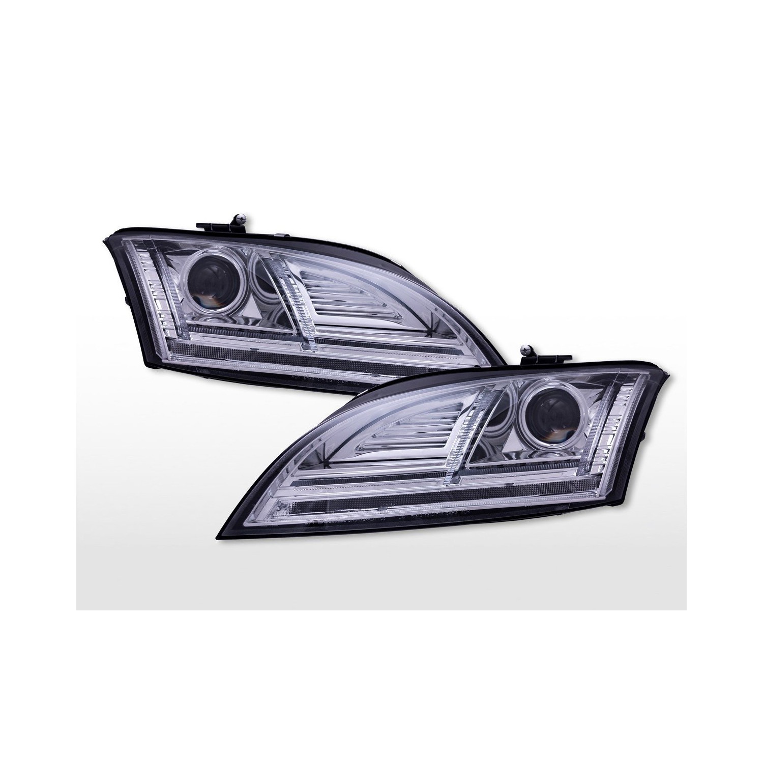 Daylight headlights with LED daytime running lights Audi TT 8J 2010 2014 chrome
