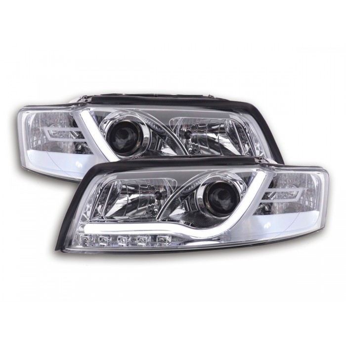 Daylight headlight LED DRL look Audi A4 type 8E 01 04 chrome