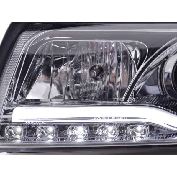 Daylight headlight LED DRL look Audi A4 type 8E 01 04 chrome