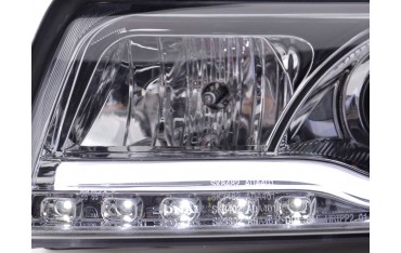 Daylight headlight LED DRL look Audi A4 type 8E 01 04 chrome
