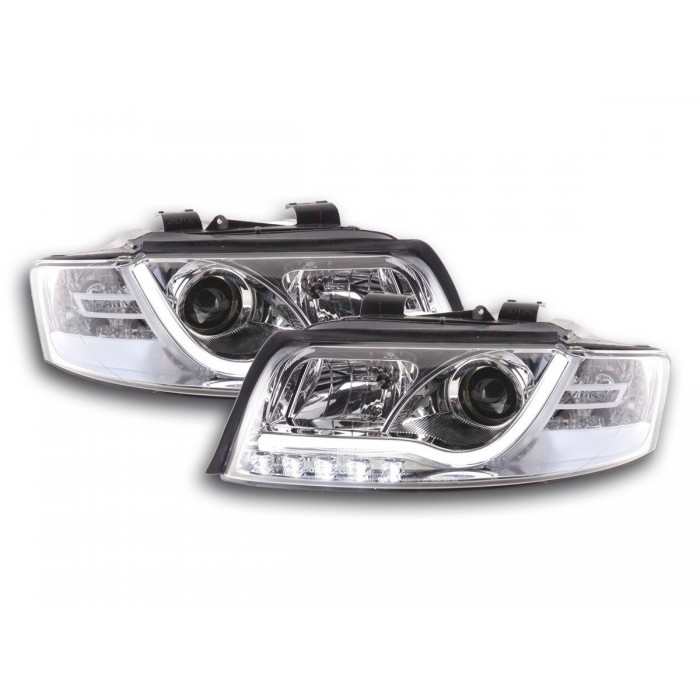 Daylight headlight LED daytime running lights Audi A4 type 8E 01 04 chrome