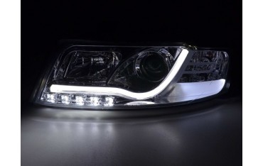 Daylight headlight LED daytime running lights Audi A4 type 8E 01 04 chrome