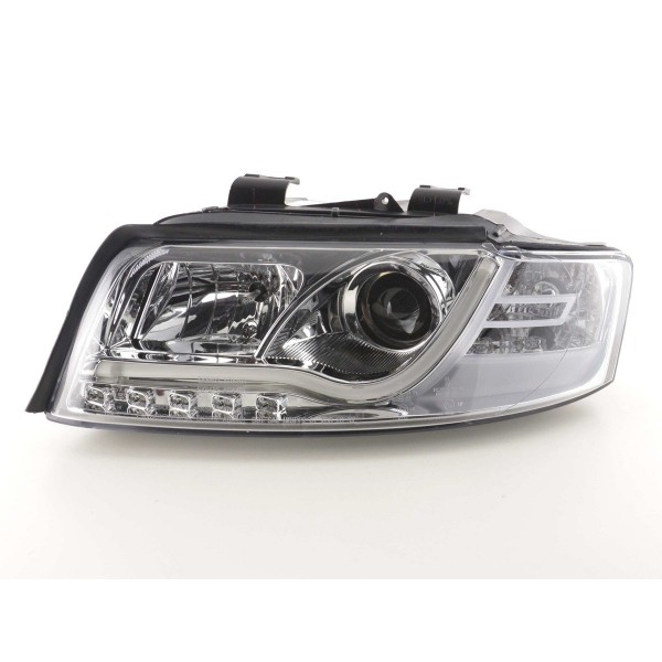Daylight headlight LED daytime running lights Audi A4 type 8E 01 04 chrome