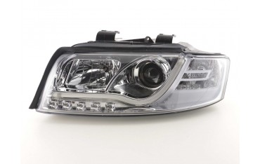 Daylight headlight LED daytime running lights Audi A4 type 8E 01 04 chrome