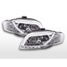 Daylight headlight LED DRL look Audi A4 type 8E 04 08 chrome