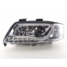 Daylight headlight LED daytime running lights Audi A6 type 4B 97 01 chrome