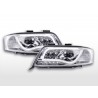 Daylight headlight LED DRL look Audi A6 type 4B 01 04 chrome for right hand drive