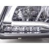 Daylight headlight LED DRL look Audi A6 type 4B 01 04 chrome for right hand drive