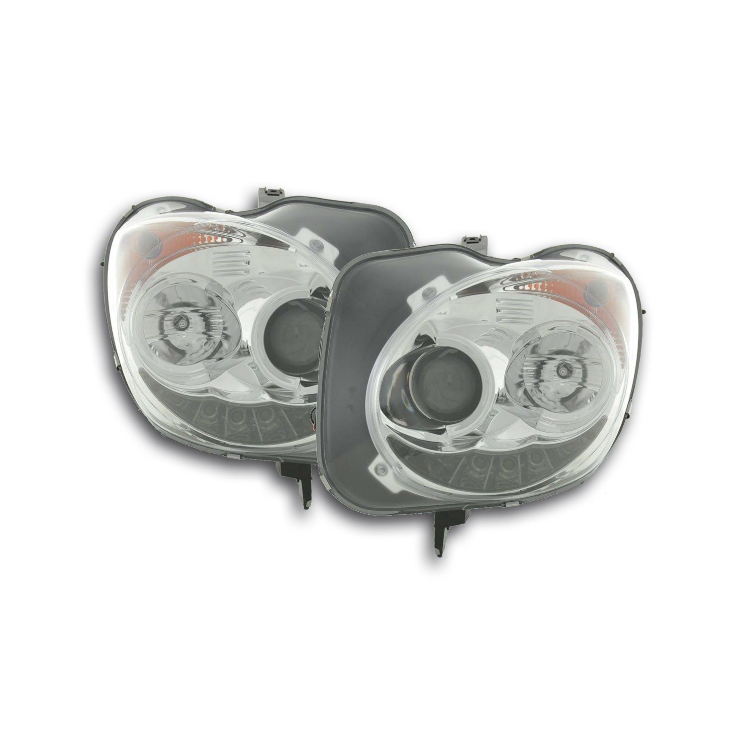 Headlight set Daylight LED daytime running lights Alfa Romeo Mito 08 chrome