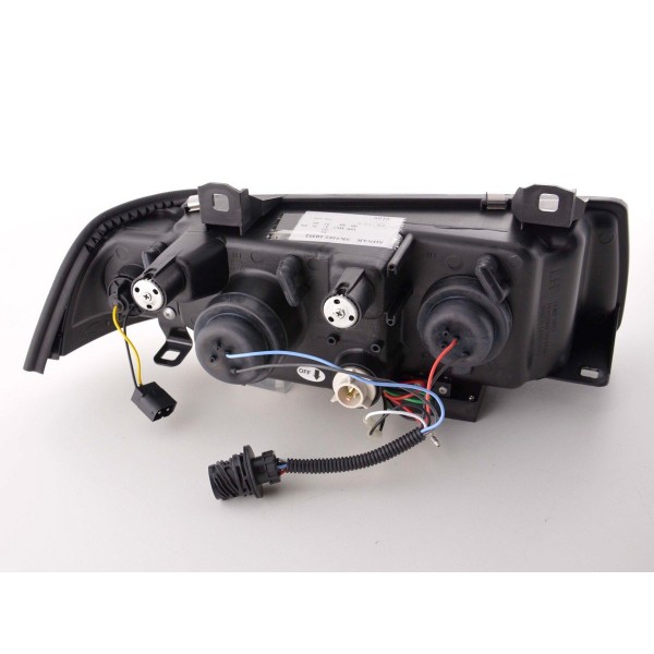 Daylight headlights LED daytime running lights BMW 3 series E36 sedan 92 98 black