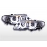 Angel eyes headlights BMW 3er E46 Limo Touring 02 05 chrome