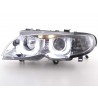Angel eyes headlights BMW 3er E46 Limo Touring 02 05 chrome