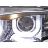 Angel eyes headlights BMW 3er E46 Limo Touring 02 05 chrome