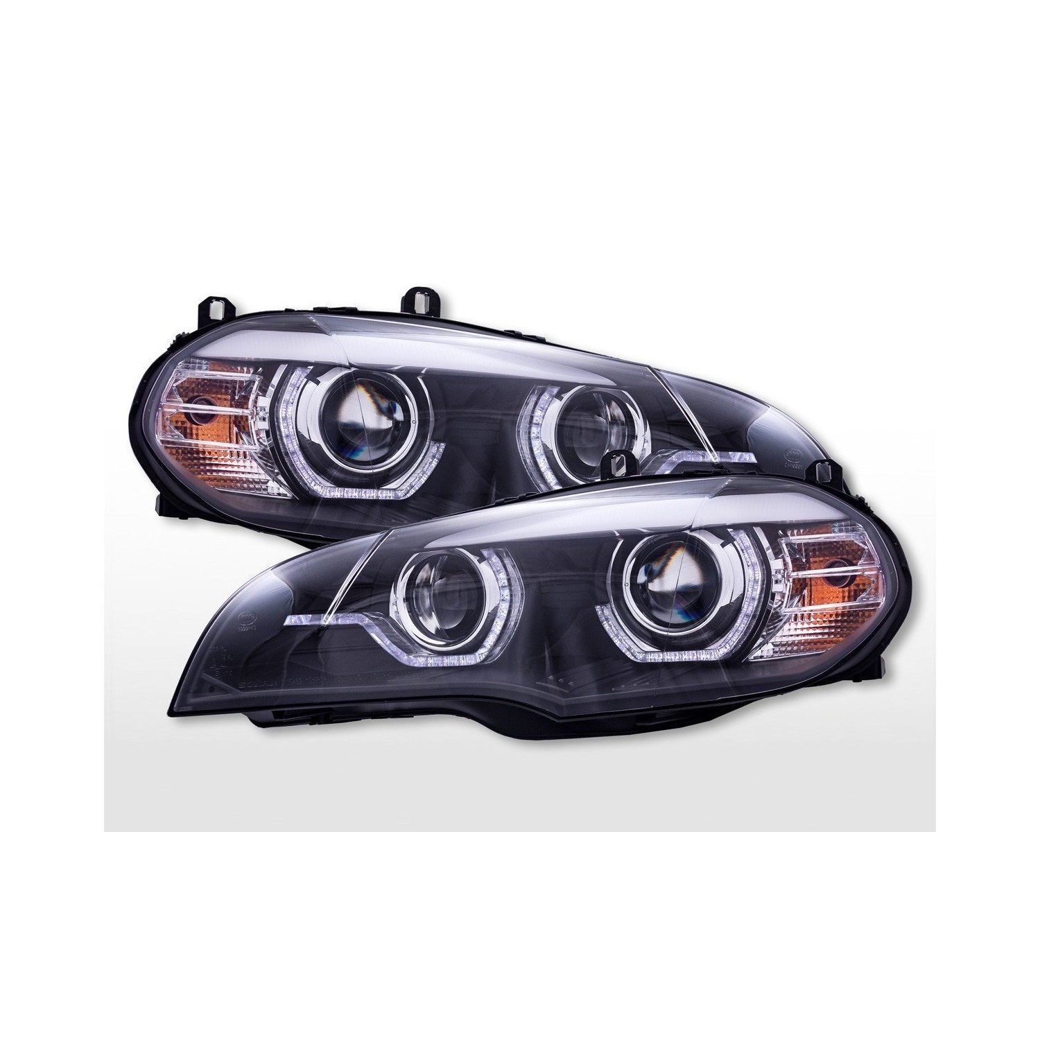 Daylight headlights with LED parking lights BMW X5 E70 2008 2013 black