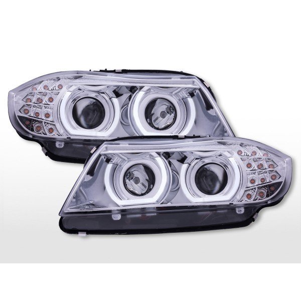 Daylight headlights with LED parking lights BMW 3 Series E90 E91 2005 2012 chrome