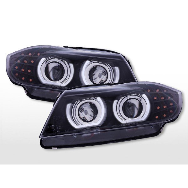 Daylight headlights with LED parking lights BMW 3 Series E90 E91 2005 2012 black