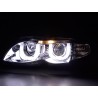 Daylight headlight LED DRL look BMW 3 series E46 Limo Touring 02 05 chrome for right hand drive