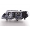 Daylight headlight LED DRL look BMW 3 series E46 Limo Touring 02 05 chrome for right hand drive