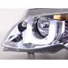 Daylight headlight LED DRL look BMW 3 series E46 Limo Touring 02 05 chrome for right hand drive