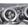 Headlight set BMW 3 series E46 Limo Touring 02 05 chrome