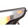 Headlight set xenon angel eyes LED BMW 5 series E60 E61 03 04 chrome for right hand drive