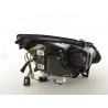 Headlight set Xenon Angel Eyes LED BMW 5 series E60 E61 03 04 black for right hand drive