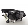 Headlights xenon angel eyes LED BMW 5 series E60 E61 03 04 black