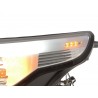 Headlight set xenon angel eyes LED BMW 5 series E60 E61 05 08 chrome for right hand drive