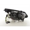 Headlight set xenon angel eyes LED BMW 5 series E60 E61 05 08 chrome for right hand drive