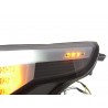 Headlight set Xenon Angel Eyes LED BMW 5 series E60 E61 05 08 black for right hand drive
