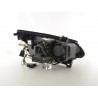 Headlight set xenon angel eyes CCFL BMW 5 series E60 E61 05 08 chrome for right hand drive