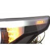 Headlight set xenon angel eyes CCFL BMW 5 series E60 E61 05 08 black for right hand drive