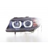 Headlight set Xenon Daylight LED DRL look BMW 3 series E90 E91 05 08 black