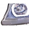 Headlight set Xenon Daylight LED DRL look BMW 3 series E90 E91 05 08 black