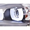 Headlight set Xenon Daylight LED DRL look BMW 3 series E90 E91 05 08 black