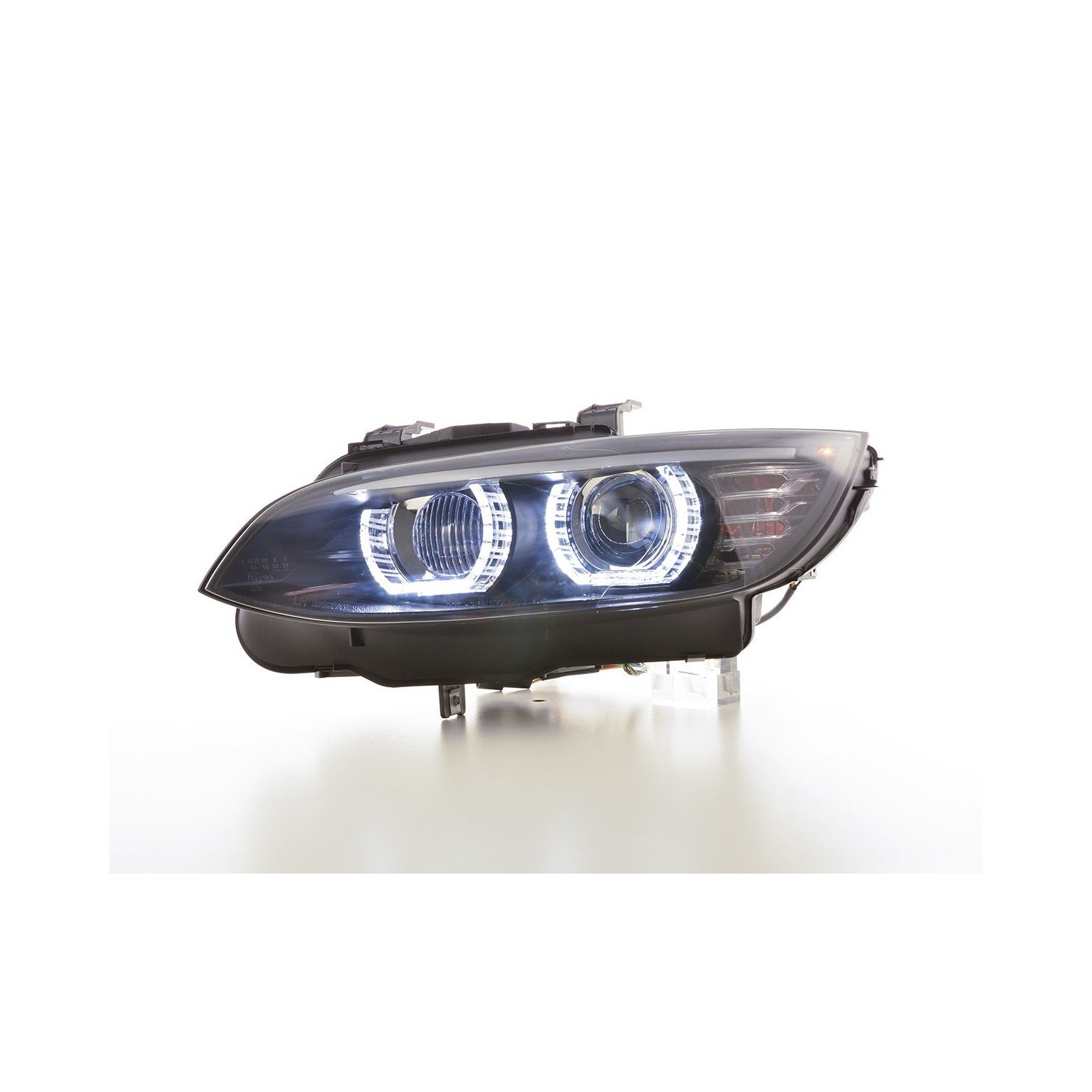 Headlight set Xenon Daylight LED daytime running lights BMW 3 series E92 E93 06 10 black