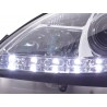 Daylight headlight LED DRL look Mercedes SLK 171 04 11 chrome