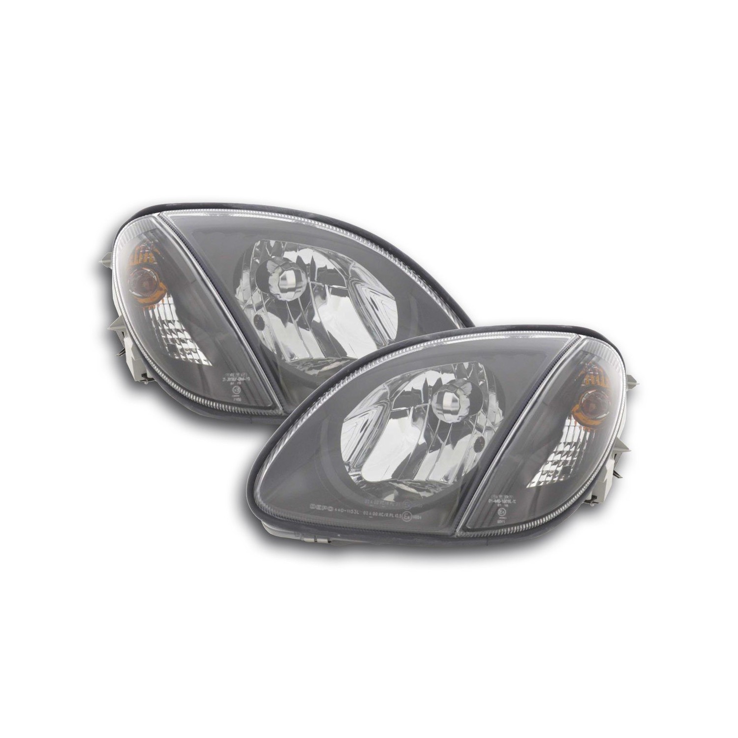 Headlights Mercedes SLK type 170 black