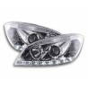 Daylight headlight LED DRL look Mercedes C Class type W204 07 10 chrome