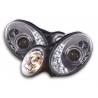 Daylight headlight LED DRL look Mercedes E Class type W211 02 06 chrome